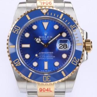 Rolex 롤렉스 서브마리너 블루 다이얼 청콤 116613LB