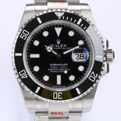 Rolex 롤렉스 서브마리너 블랙 다이얼 세라크롬 126610LN