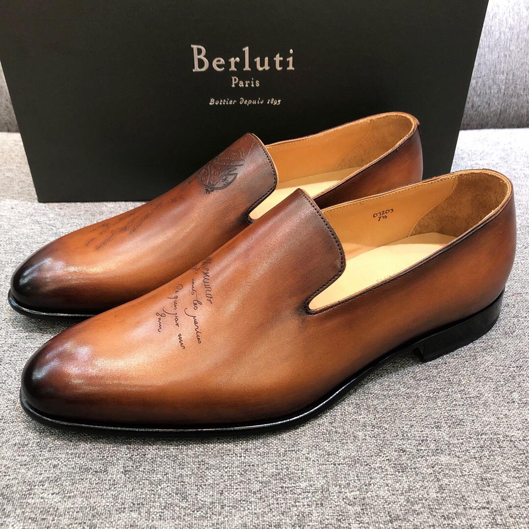 BERLUTI 벨루티 네로 그리지오 로퍼