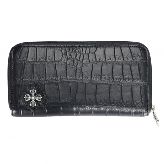CHROME HEARTS 크롬하츠 지퍼 장지갑 (925실버) WE105