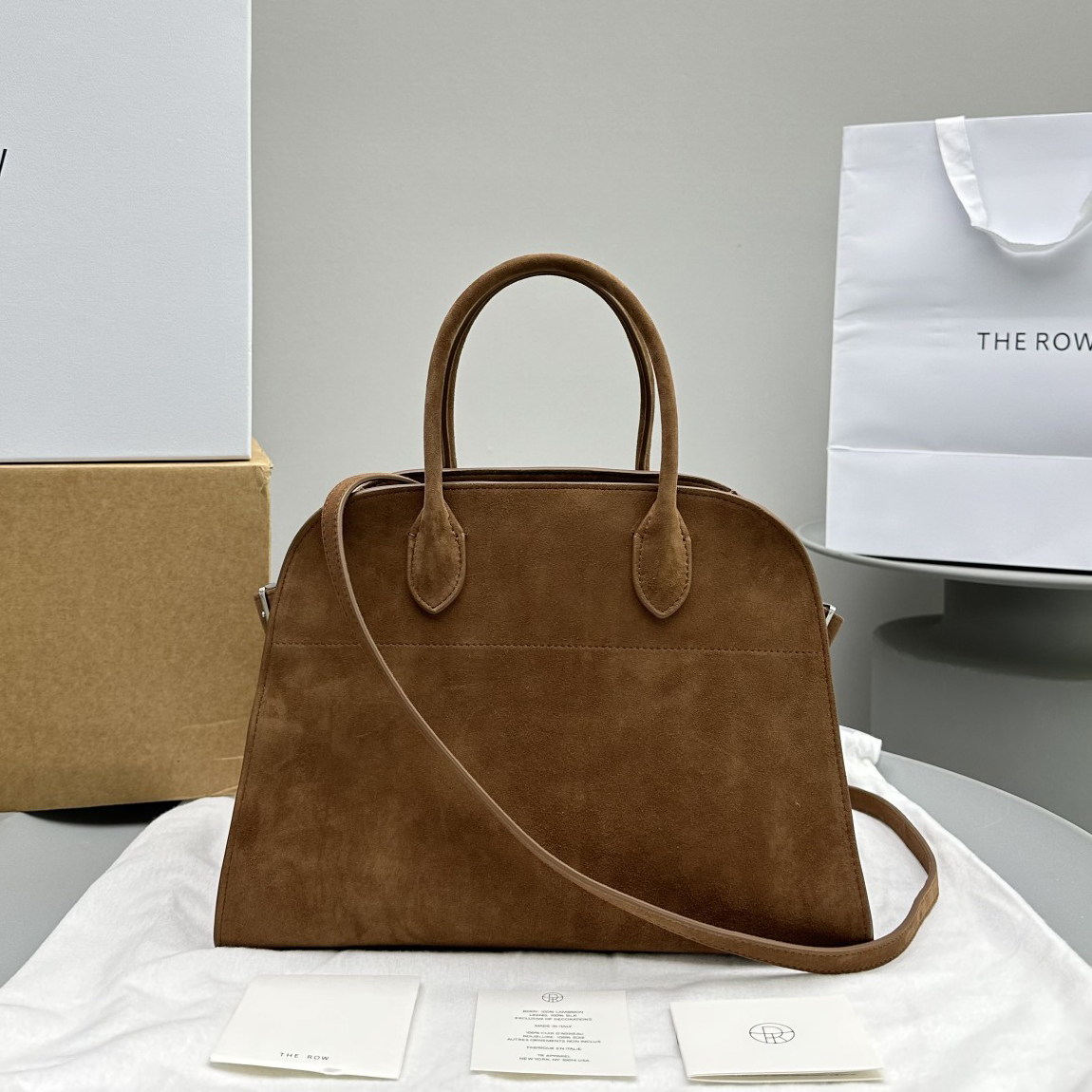 The Row 더로우 마고백 Margaux10 (스웨이드)