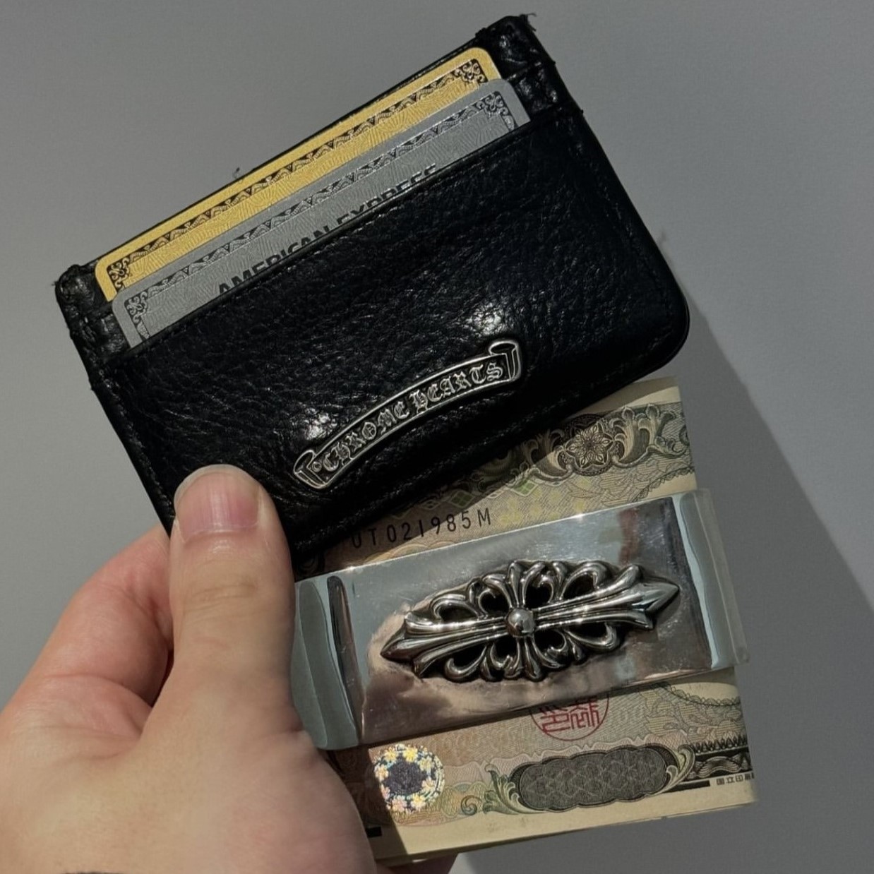 CHROME HEARTS 크롬하츠 카드 지갑 실버 머니클립 #25922118