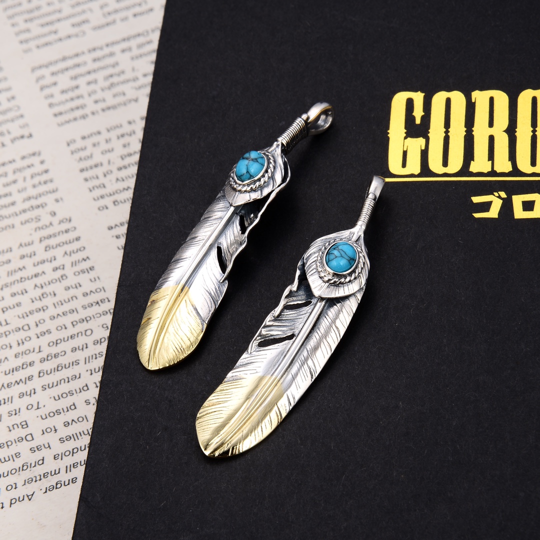 GORO’S 고로스 깃털 925실버 펜던트(목걸이) #2510211553