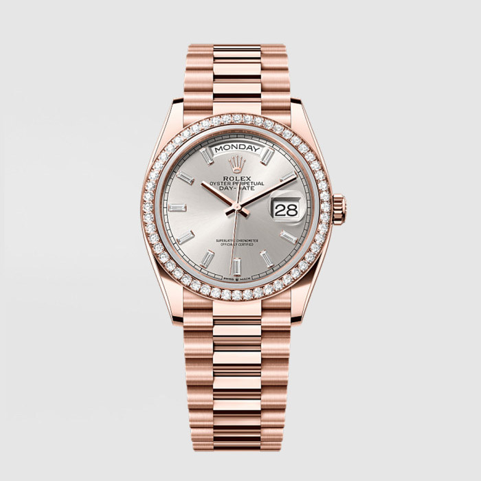 [프리미엄] ROLEX 롤렉스 데이데이트 36mm 로즈골드 128345RBR