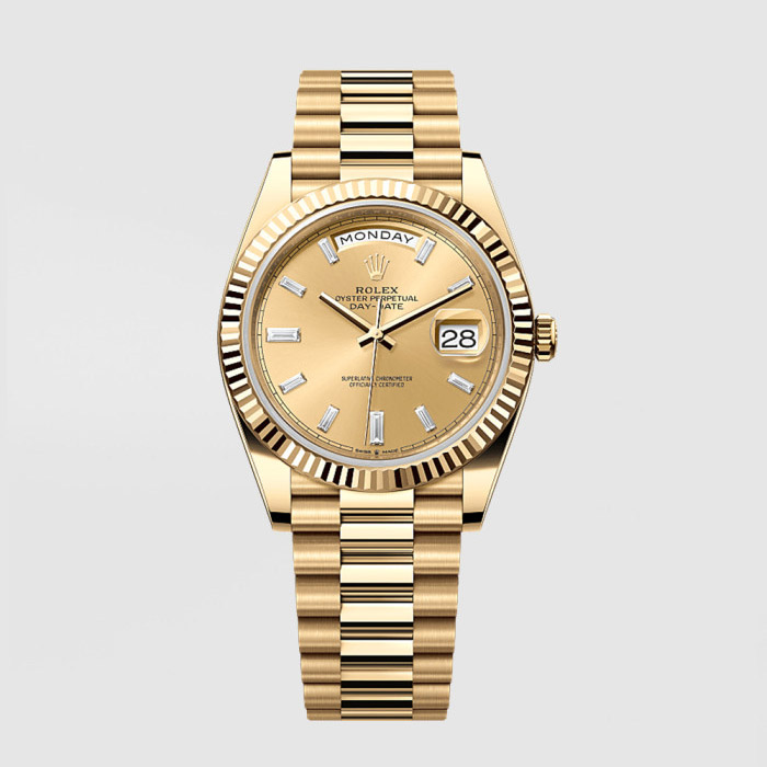 [프리미엄] ROLEX 롤렉스 데이데이트 Day-Date 40mm 골드 228238
