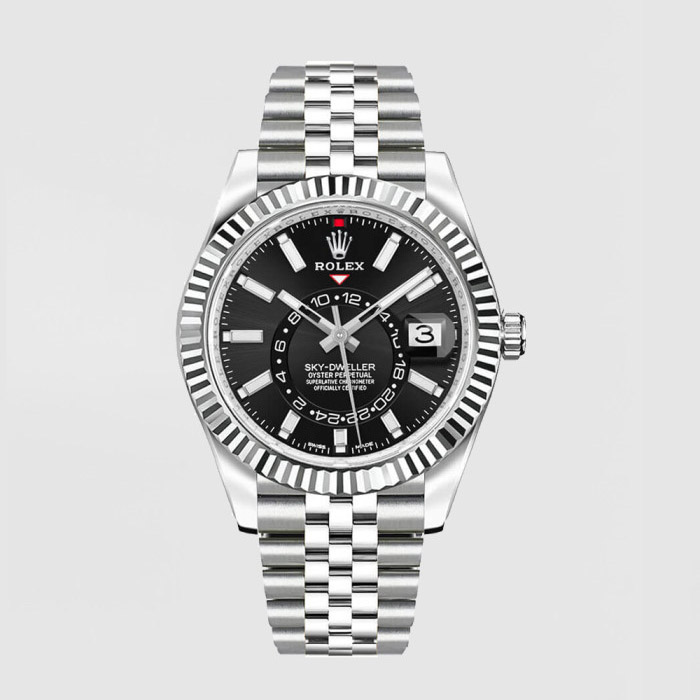 [프리미엄] ROLEX 롤렉스 스카이 드웰러 SKY-DWELLER 실버 42mm 326934