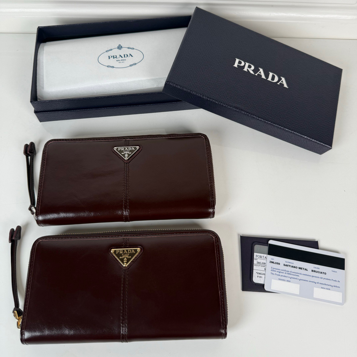 PRADA 프라다 장지갑 카드지갑 2ML059