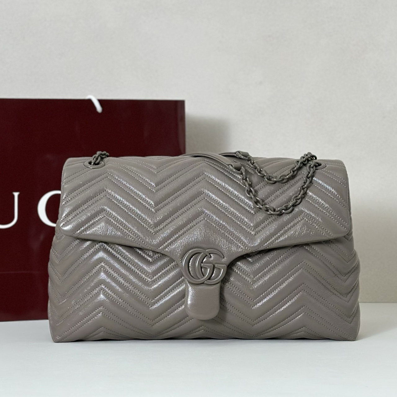 GUCCI 구찌 GG 마몽 미니 숄더백 (7칼라) 37.5cm #850659