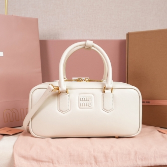 MIUMIU 미우미우 아르카디 가죽 백(Arcadie Leather Bag) 라지 (5칼러) 5BB148