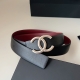 CHANEL 샤넬 클래식 CC 로고 리버서블 벨트 A73462