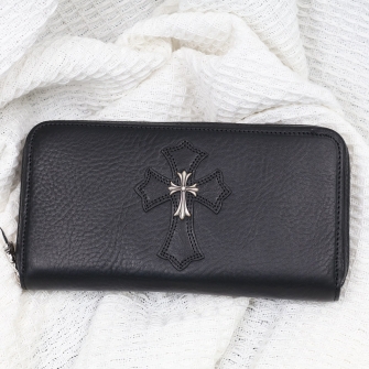 CHROME HEARTS 크롬하츠 REC F ZIP 3패치 월렛 지퍼장지갑 W015