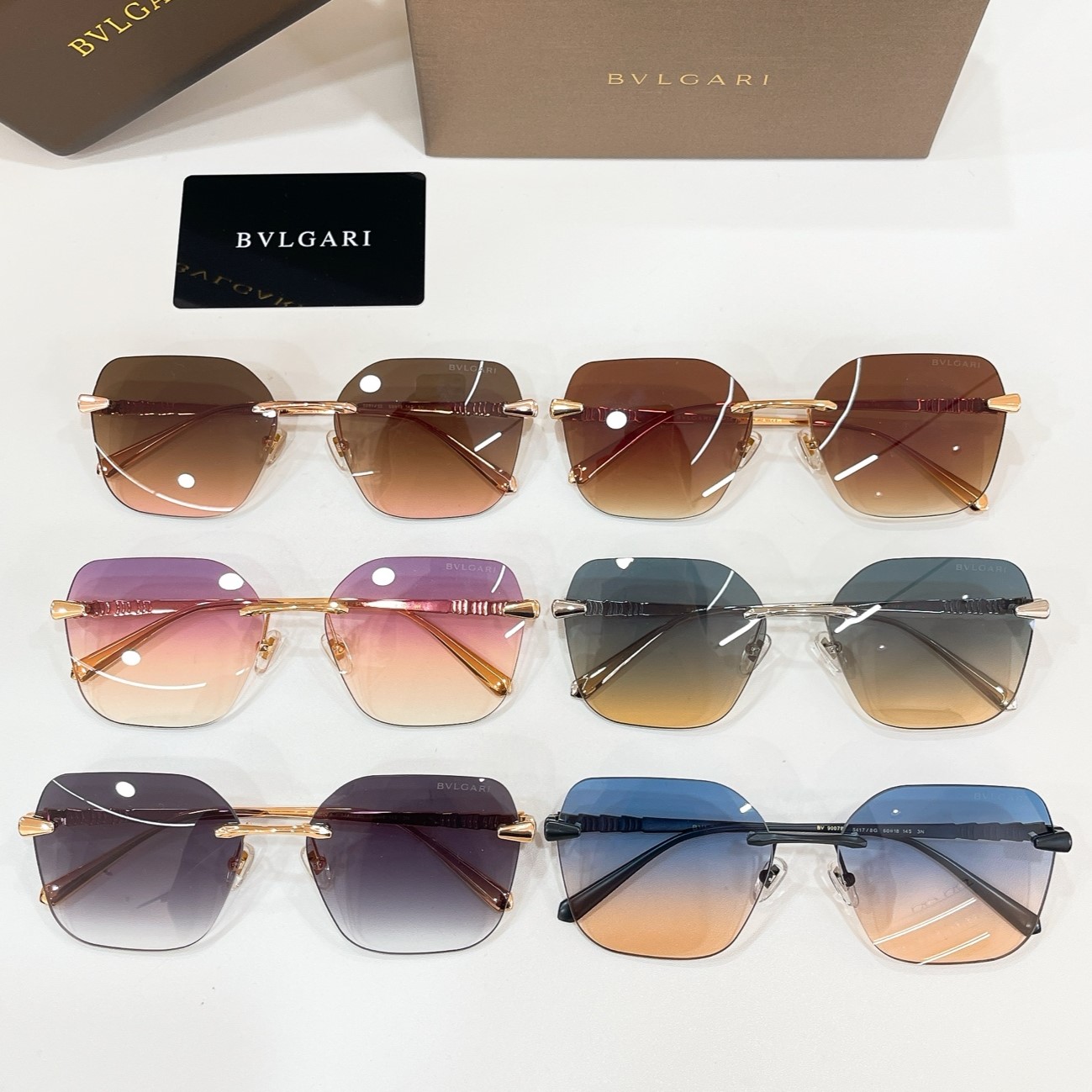 BVLGARI 불가리 세르펜티 바이퍼 무테 기하학 선글라스 #BV40026U 33F