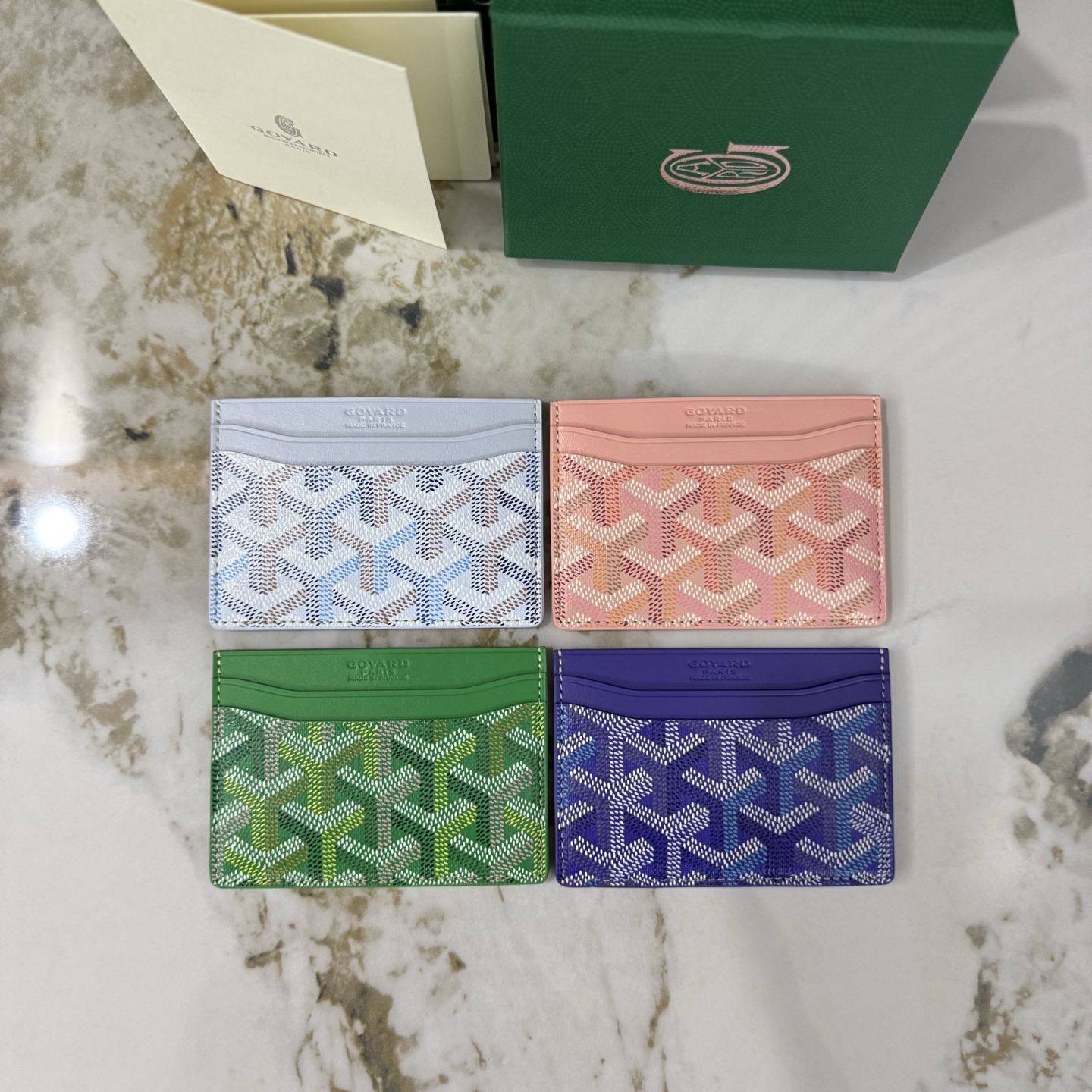 GOYARD 고야드 생쉴피스 카드 홀더 멀티컬러 한정판 #LTY12CL12P