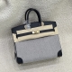 HERMES 에르메스 버킨 25 쿼드릴 캔버스 H041344