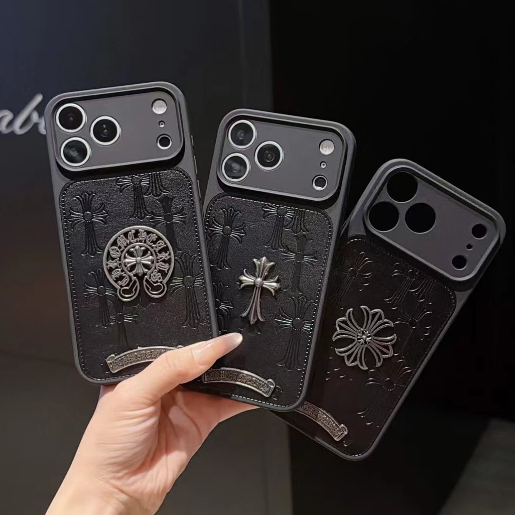 Chrome Hearts 크롬하츠 레더 패치 실버 모티브 아이폰 케이스 시리즈
