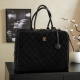 CHANEL 샤넬 맥시 볼링백 스웨이드 카프스킨 AS6212