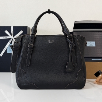 PRADA 프라다 보니 비텔로 다이노 가죽 토트백 1BG602