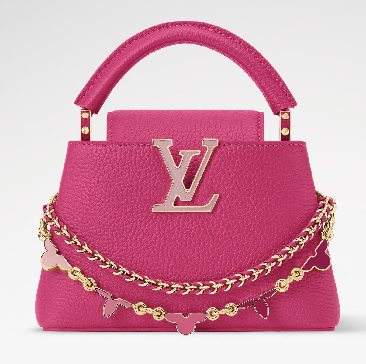 LOUIS VUITTON 루이비통 카푸신 BB 플라워체인 토트백 M29952