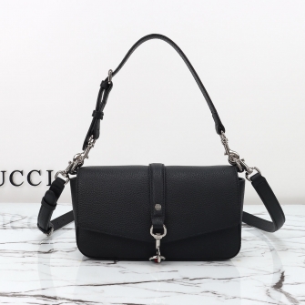 GUCCI 구찌 베니스 가죽 미디엄 플랩백 숄더백 821623
