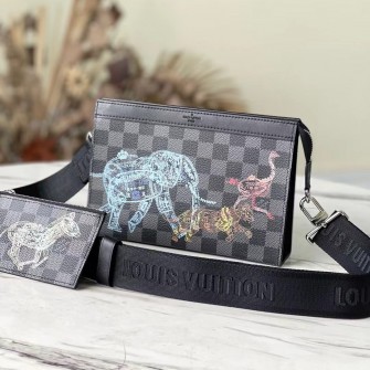 LOUIS VUITTON 루이비통 가스통 웨어러블 월릿 N64608